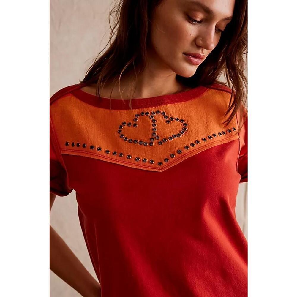 Free People Mustang Sally Tee Sz XS $98 MSRP - Picture 2 of 4